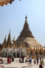 27-Around the upper terrace of the Shwedagon Pagoda